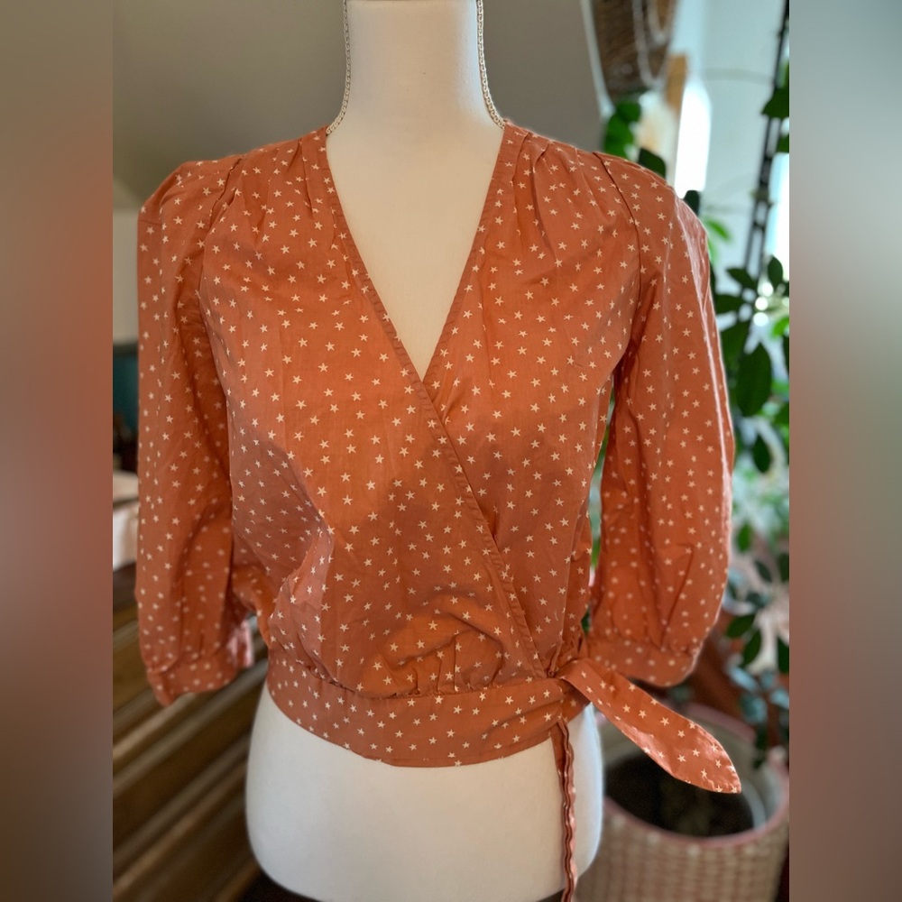 Madewell wrap top